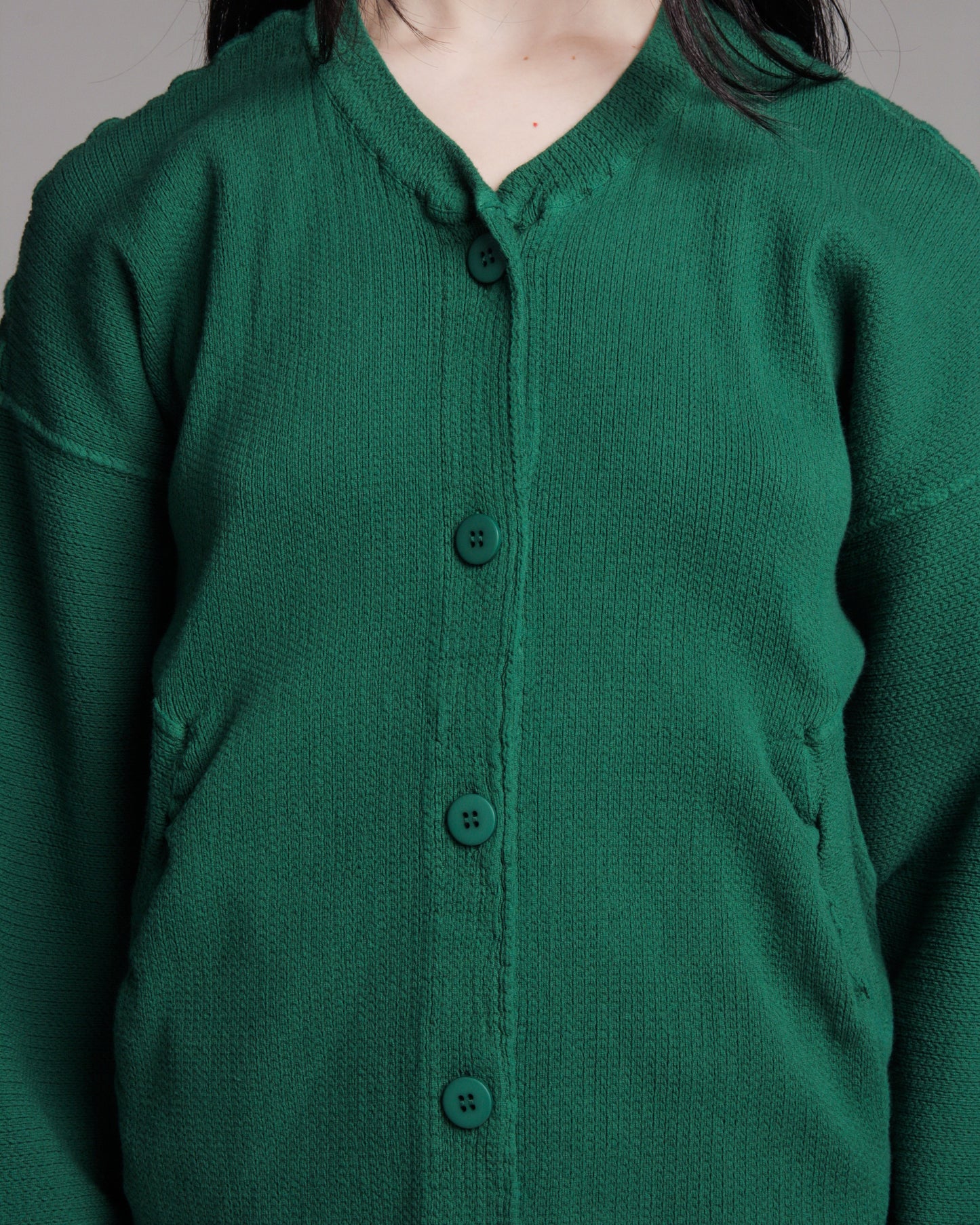 Green Knit Cardigan