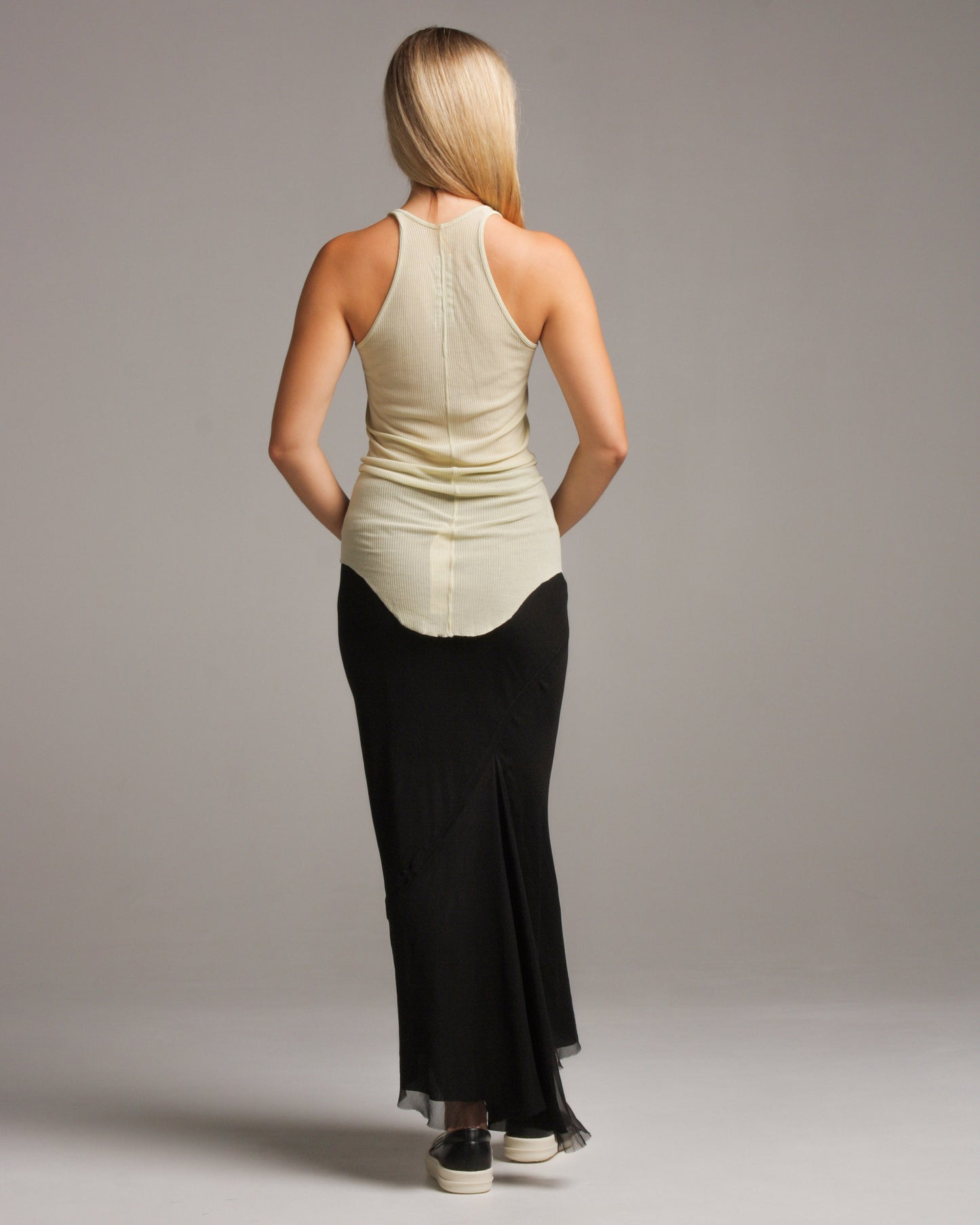 Vanilla Silk Blend Ribbed Tank