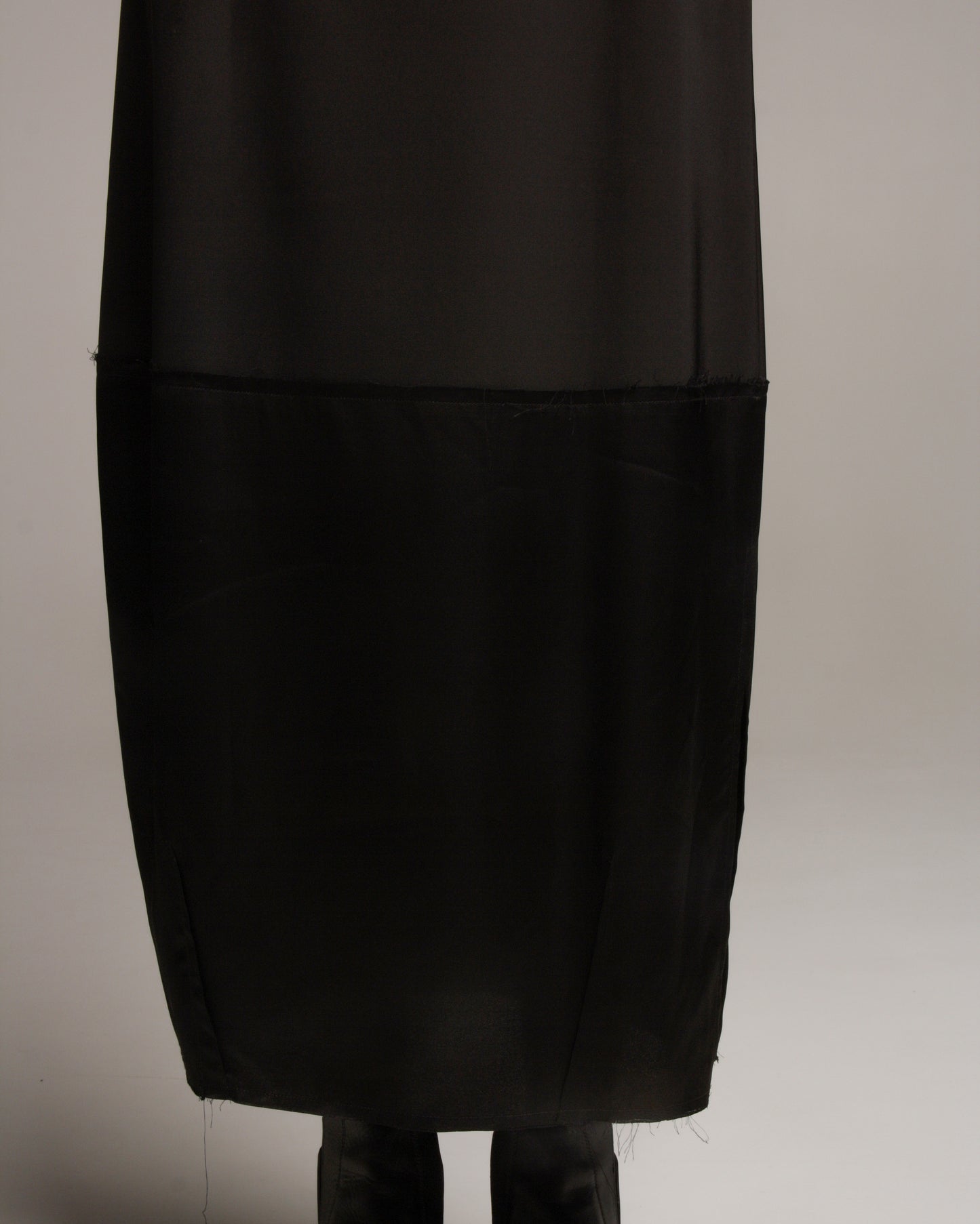 Two Toned Panelled Mid Skirt