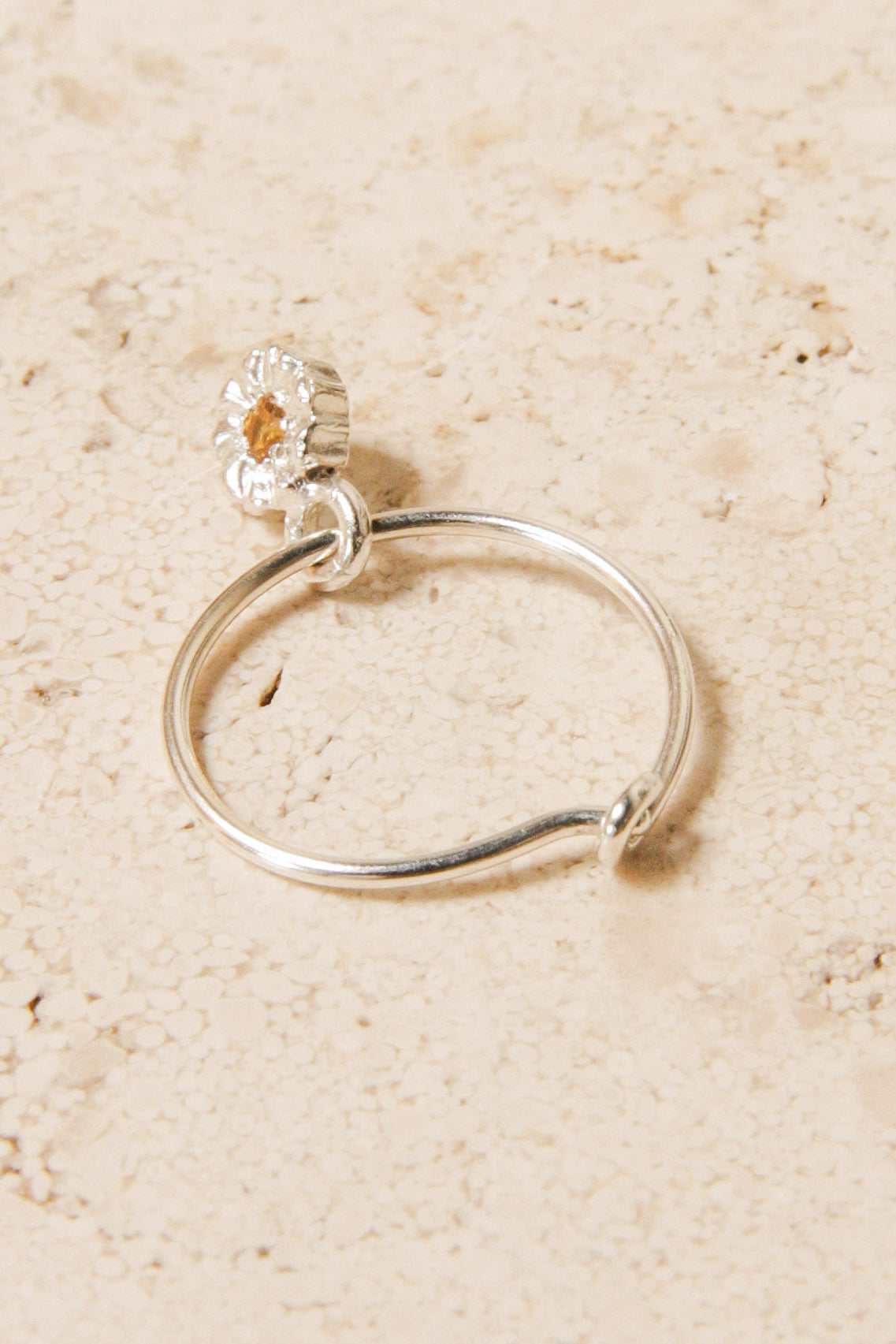 Silver Mini Dita Sleeper with Citrine