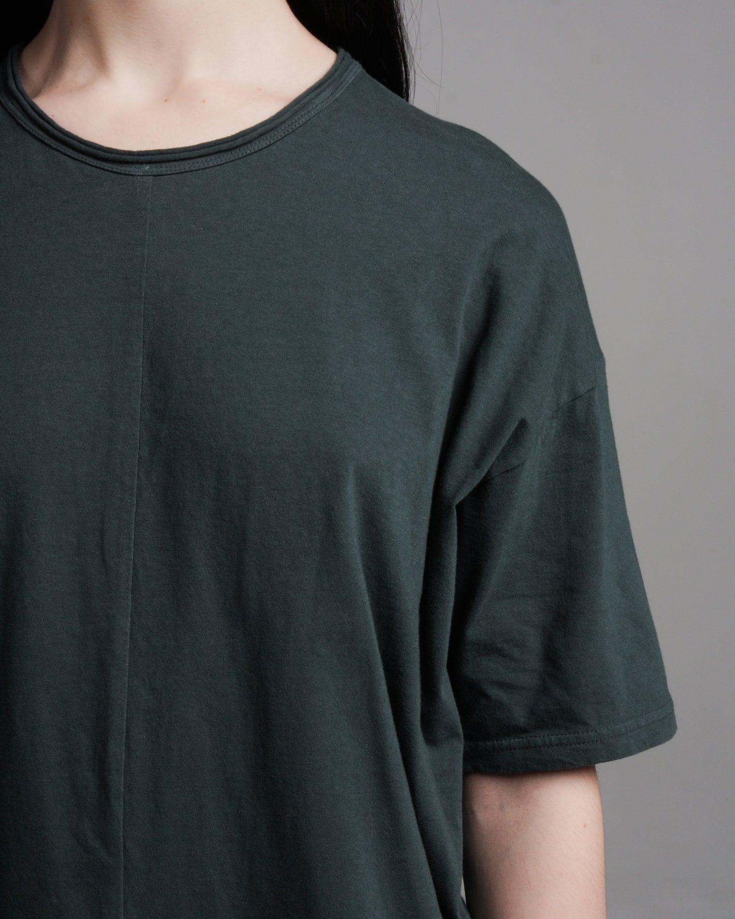 Green Botanical Dye Short Sleeve Pullover