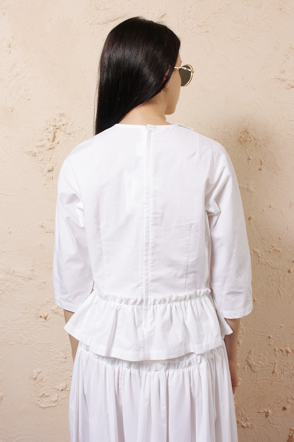 White Embroidered Blouse