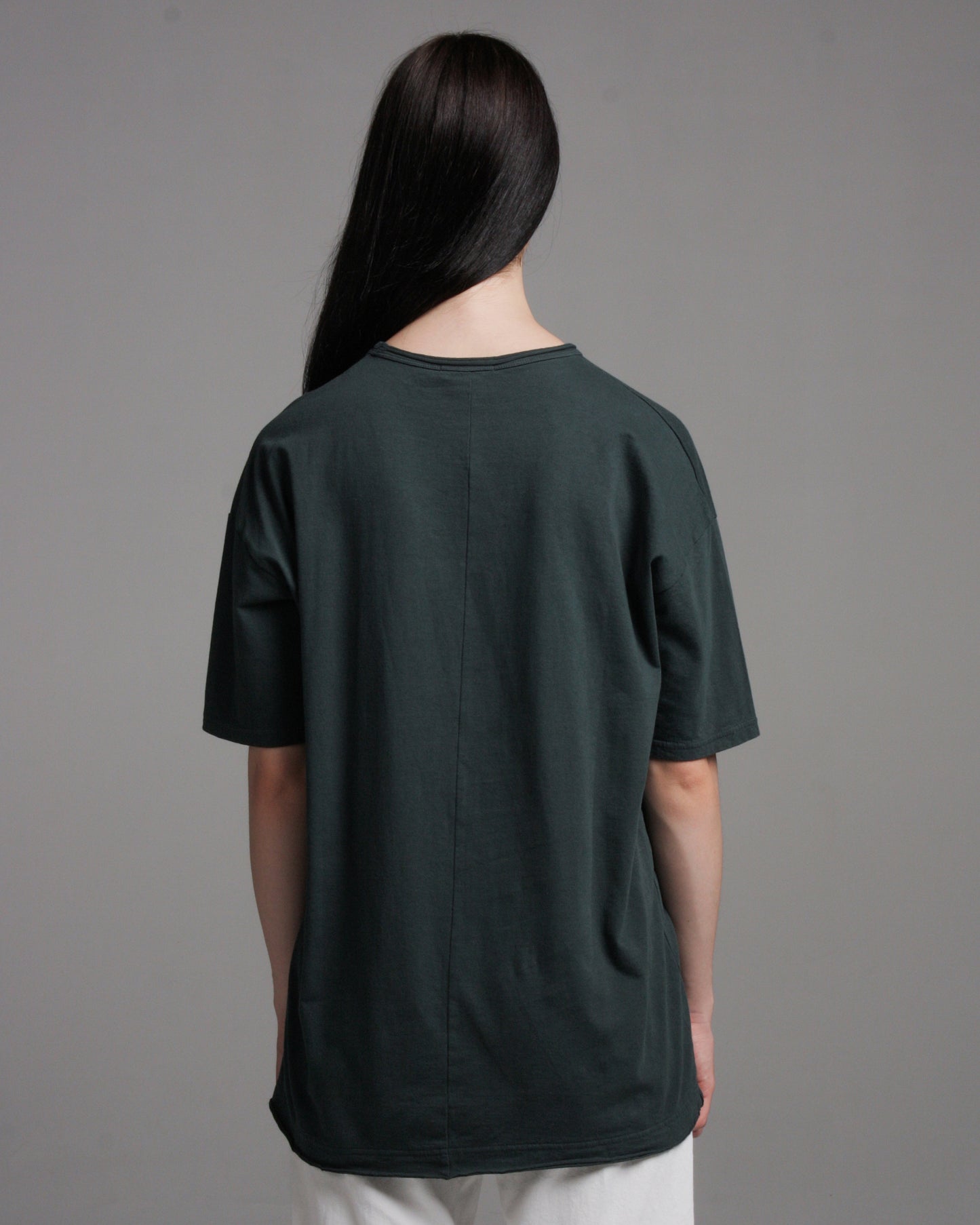 Green Botanical Dye Short Sleeve Pullover