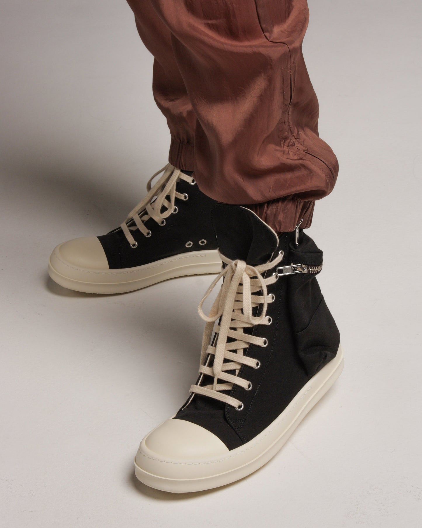 Black High Top Cargo Sneakers