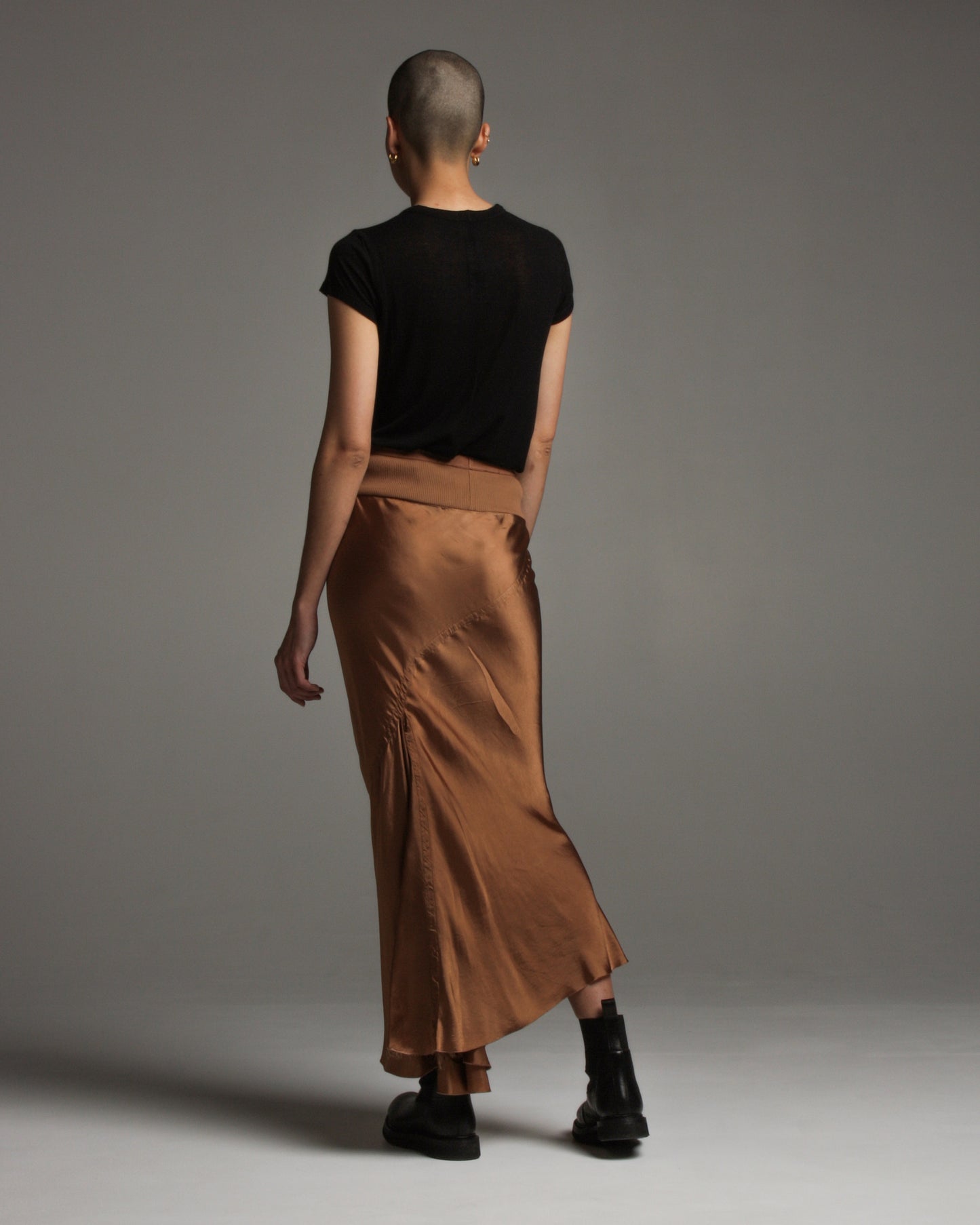 Honey Calf Bias Skirt