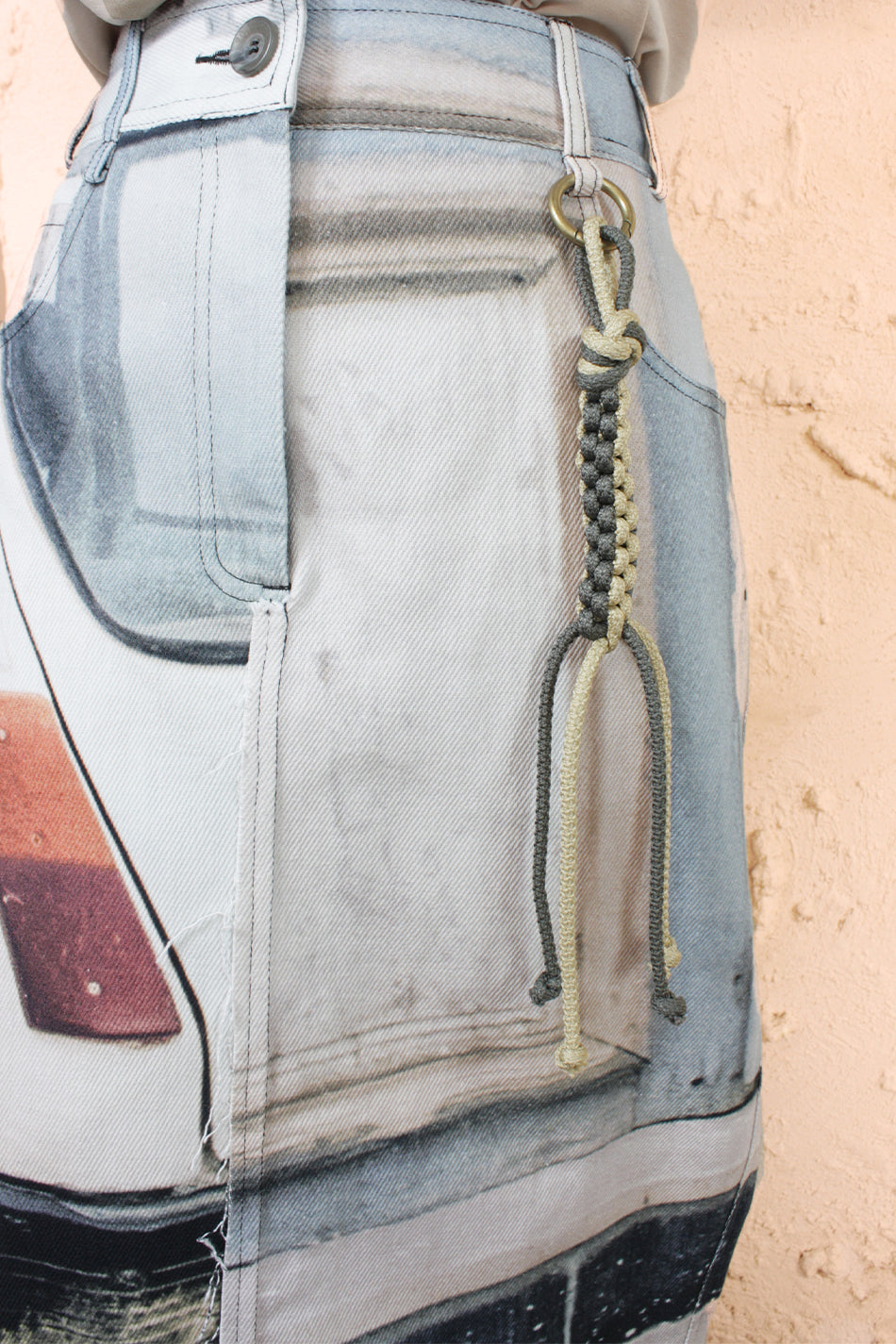 Car Denim Pencil Skirt