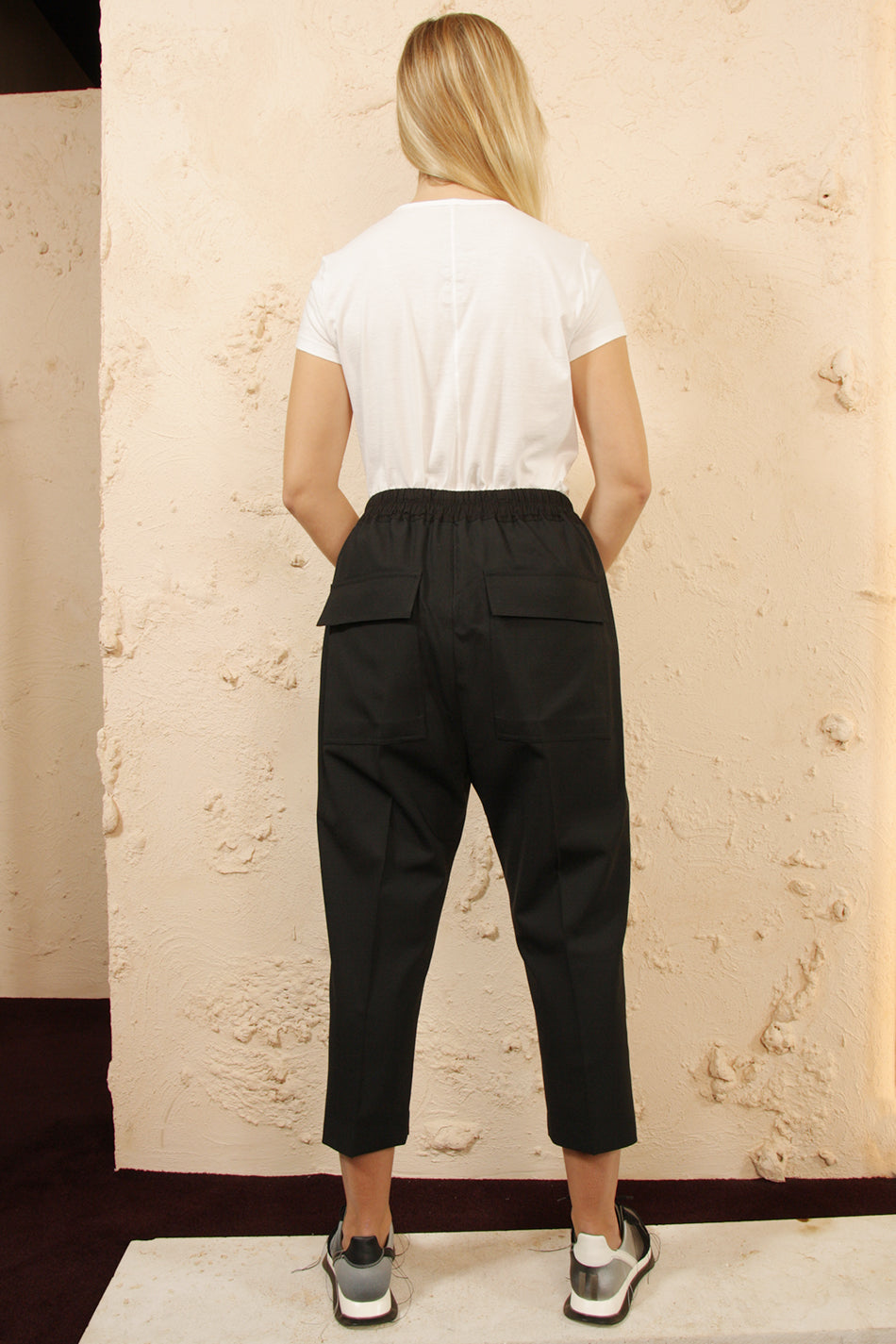 Drawstring Cropped Trouser