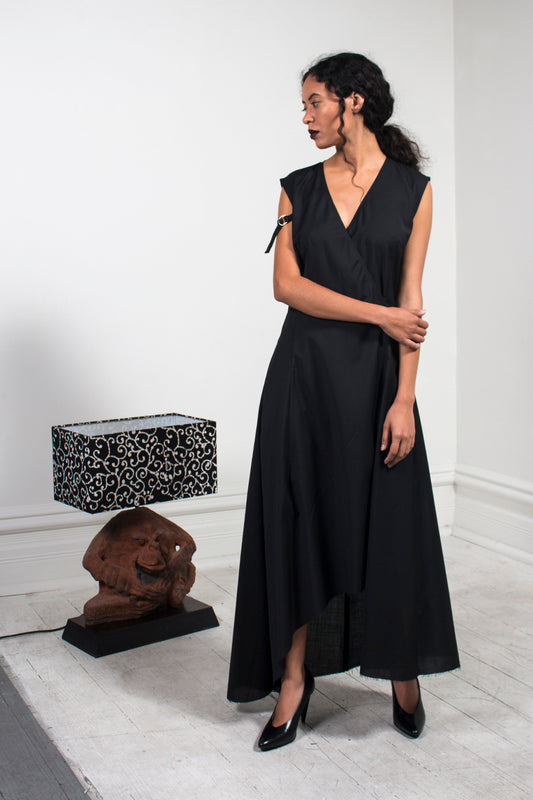 Asym Wrap Dress