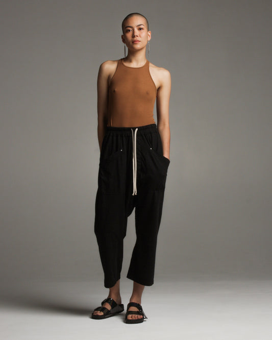 Drawstring Cropped Cargo Pant