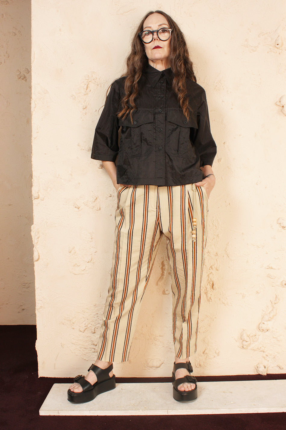 Single Pleated Pant