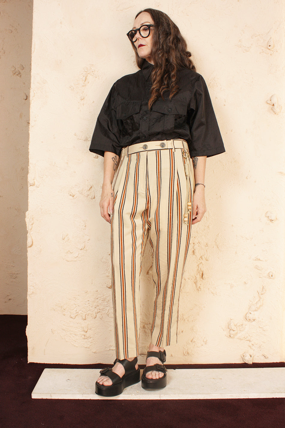 Single Pleated Pant