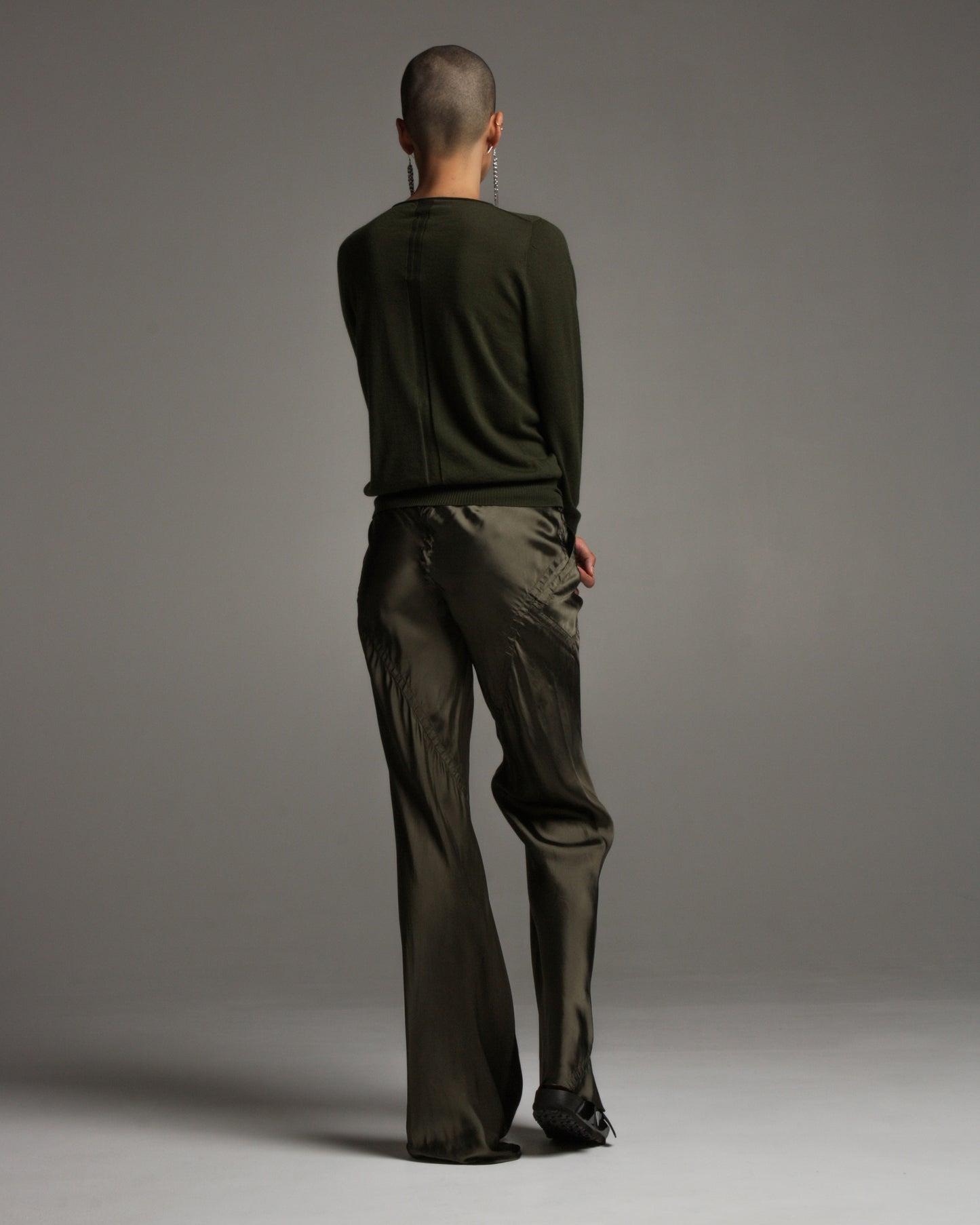 Green Bias Trouser