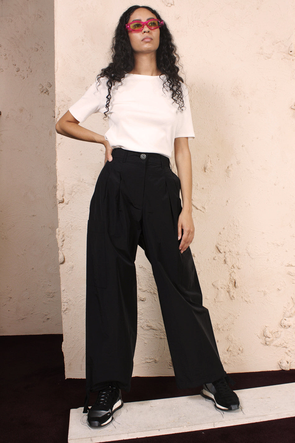 Patch Pocket Pant Black