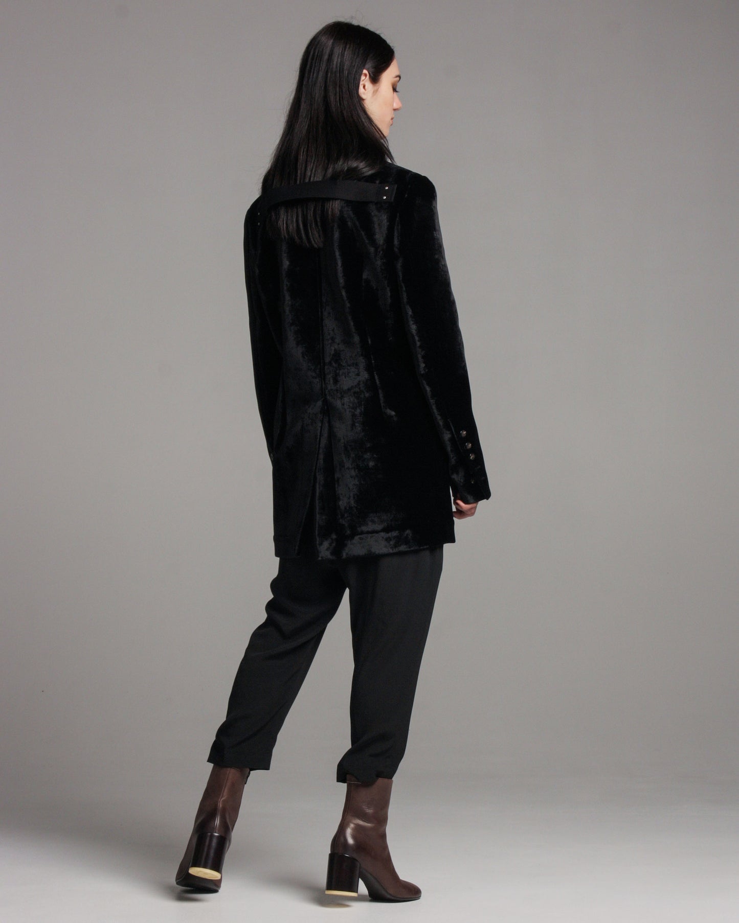 Black Velvet Lido Jacket