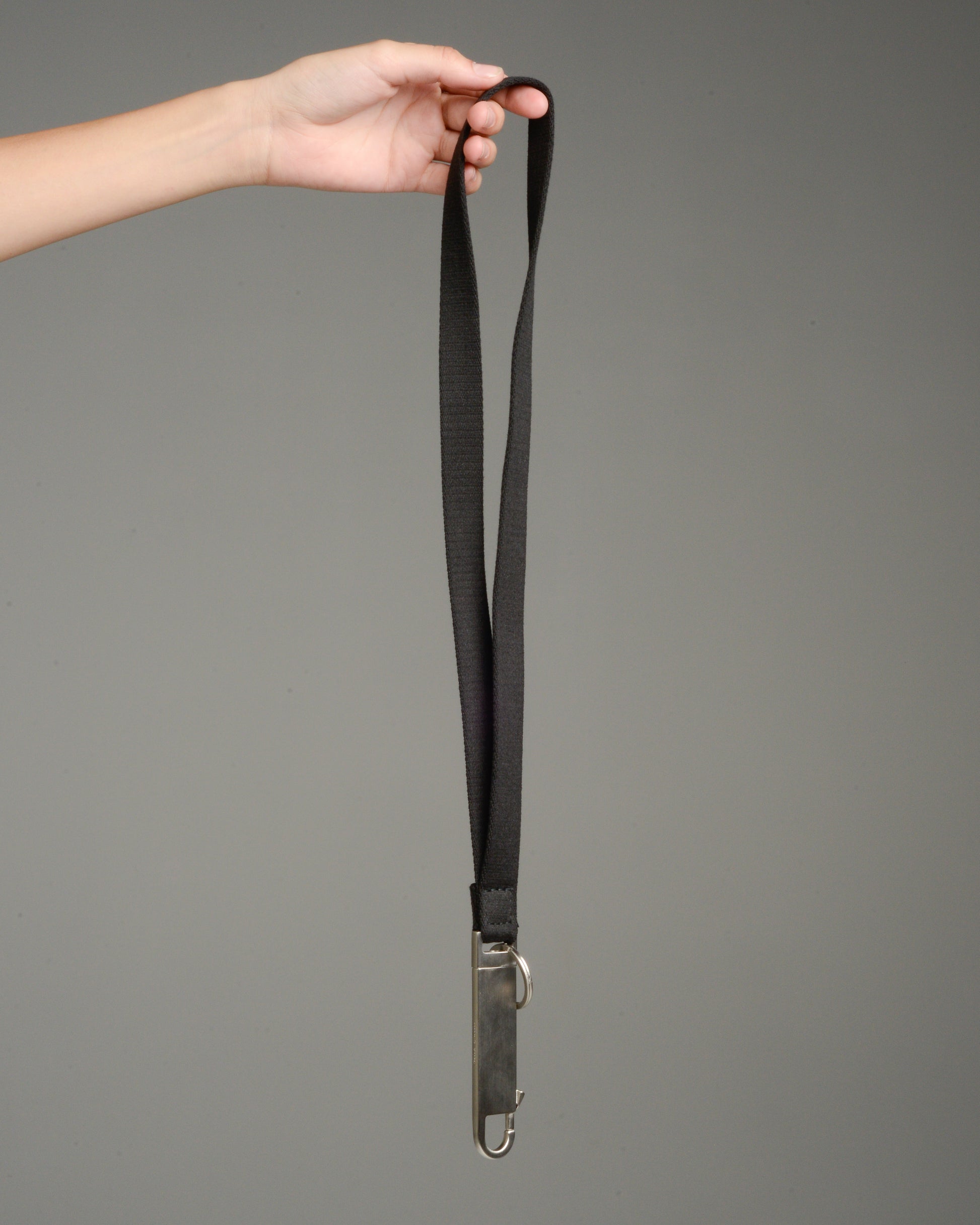 rick owens black/black large neck hook - ネックレス